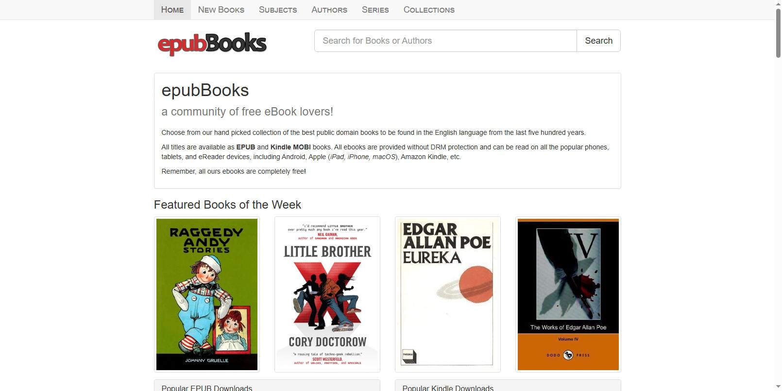 epubbooks电子书库